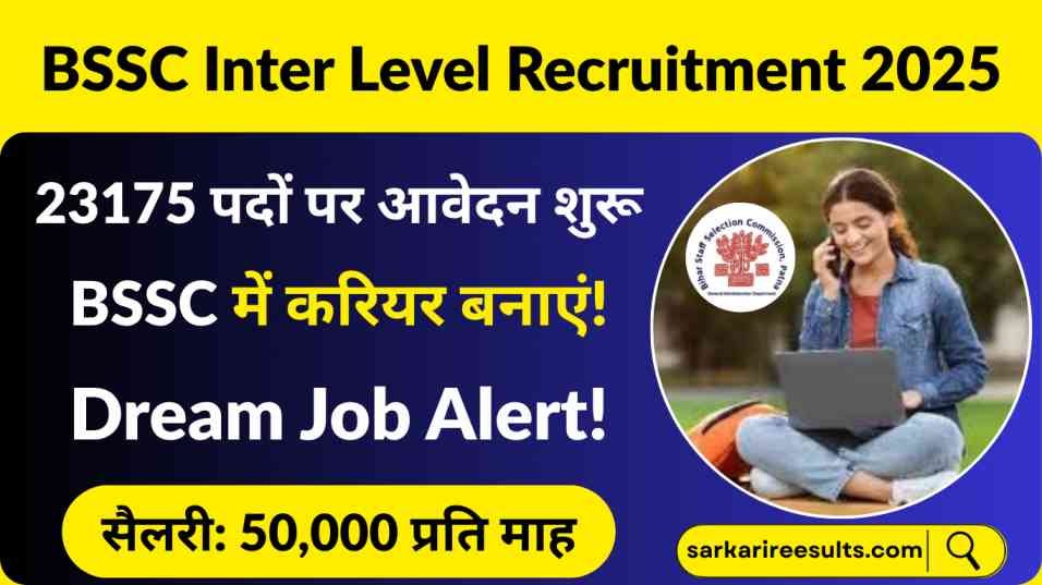 BSSC Inter Level Recruitment 2025