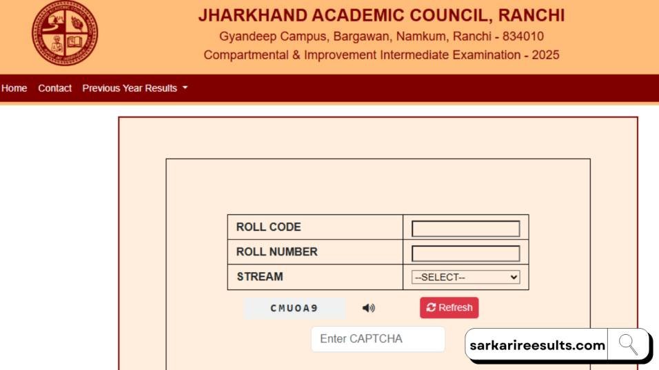 JAC Compartment Result 2025