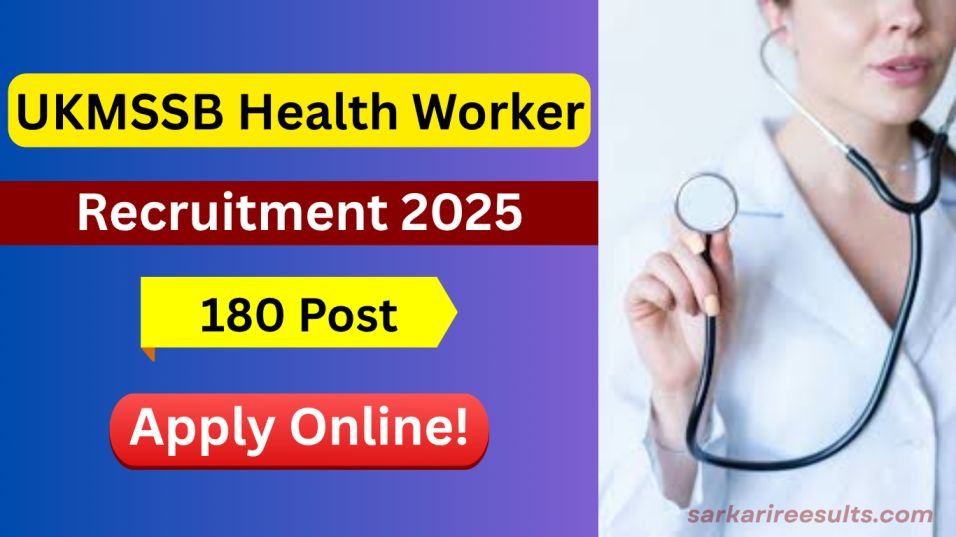 UKMSSB Health Worker Recruitment 2025