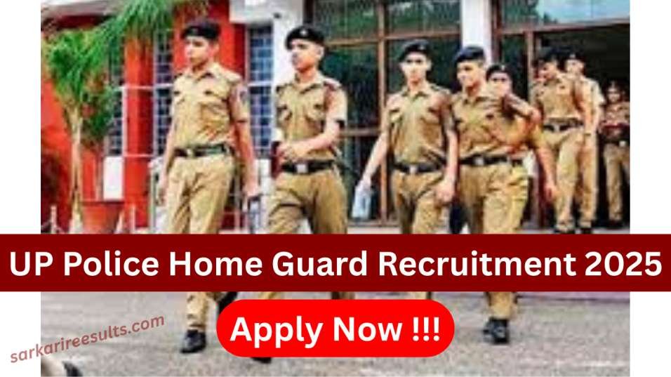 UP Police Home Guard Recruitment 2025