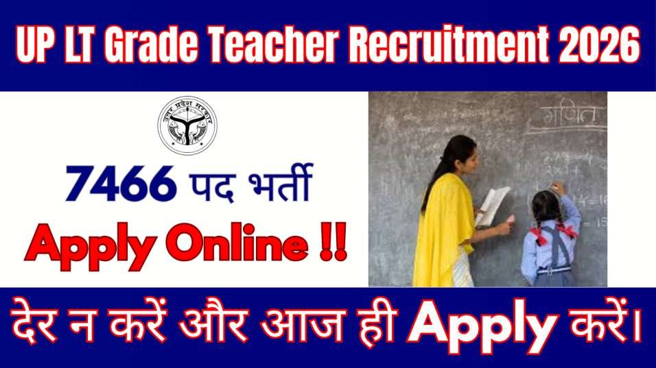UP LT Grade Teacher Recruitment 2026