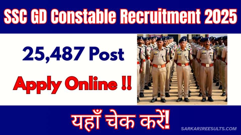 SSC GD Constable Recruitment 2026
