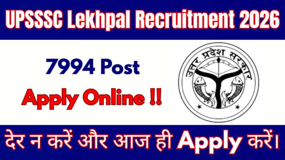 UPSSSC Lekhpal Recruitment 2026