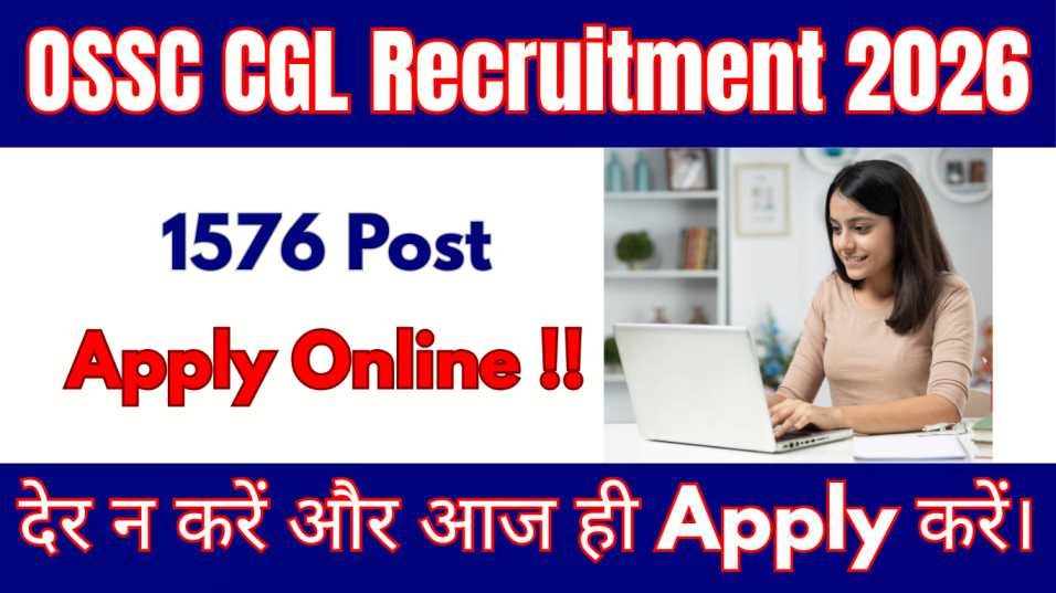 OSSC CGL Recruitment 2026