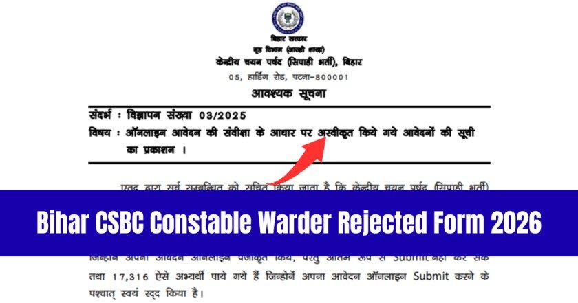 Bihar CSBC Constable Recruitment