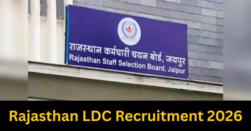 Rajasthan LDC Recruitment 2026