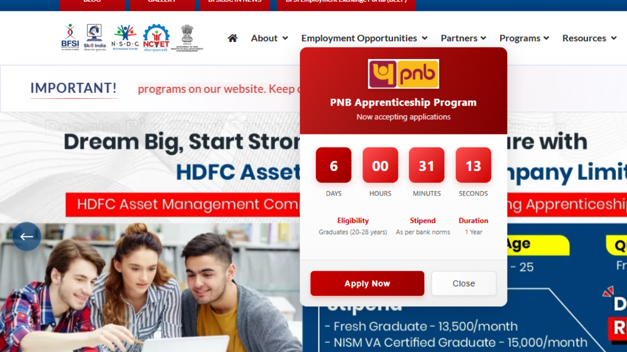 Pnb apprentice bharti 2026 apply online