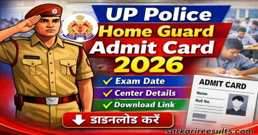 UP Police Home Guard Admit Card 2026