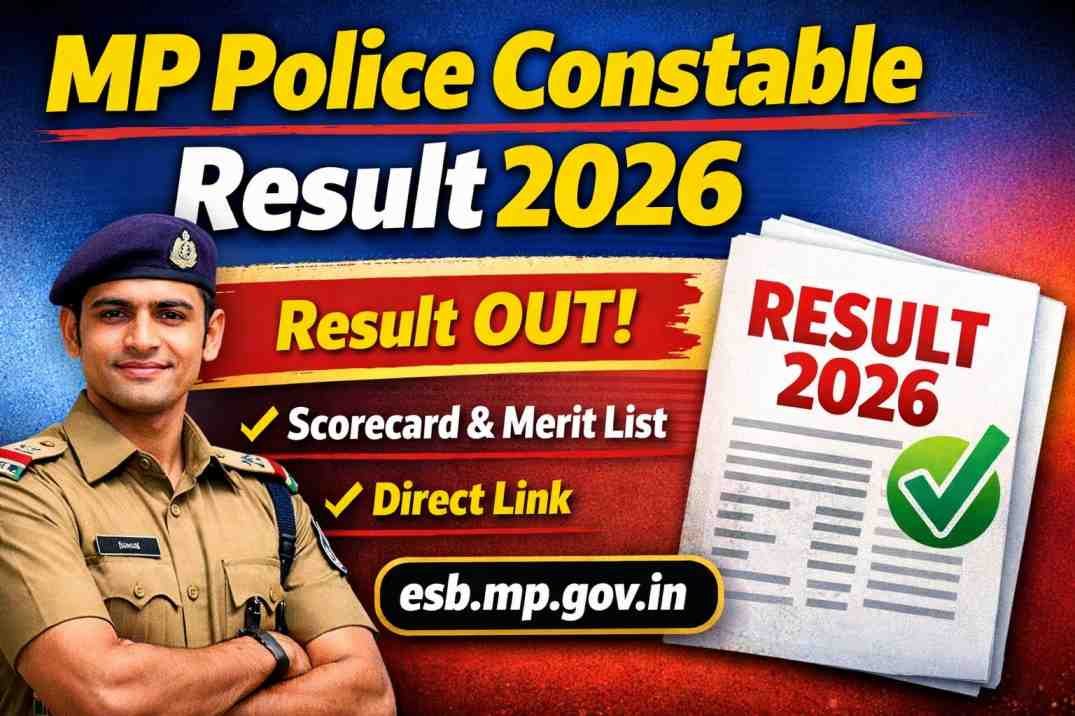 MP Police Constable Result 2026