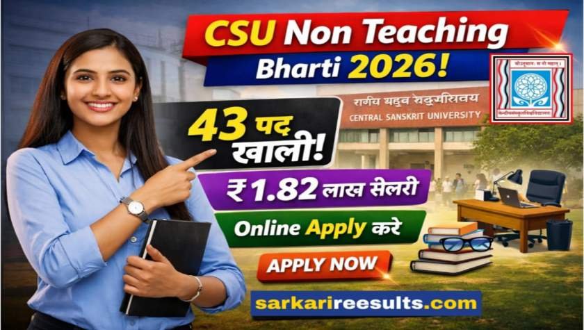 CSU Non Teaching Recruitment 2026