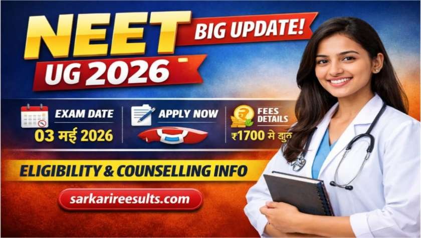 NEET UG 2026 Information Bulletin