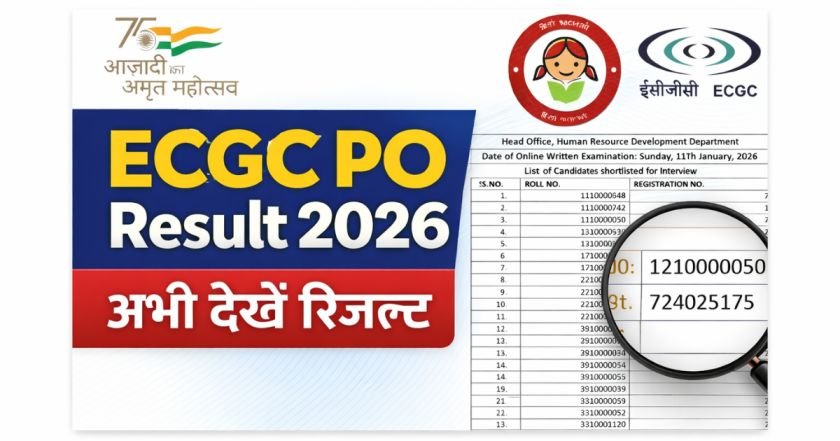 ECGC PO Result 2026