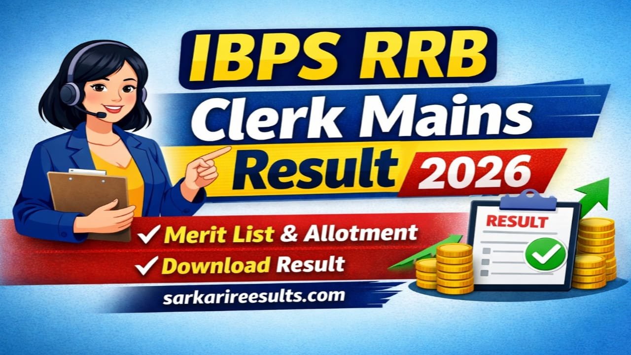 IBPS RRB Clerk Result 2026