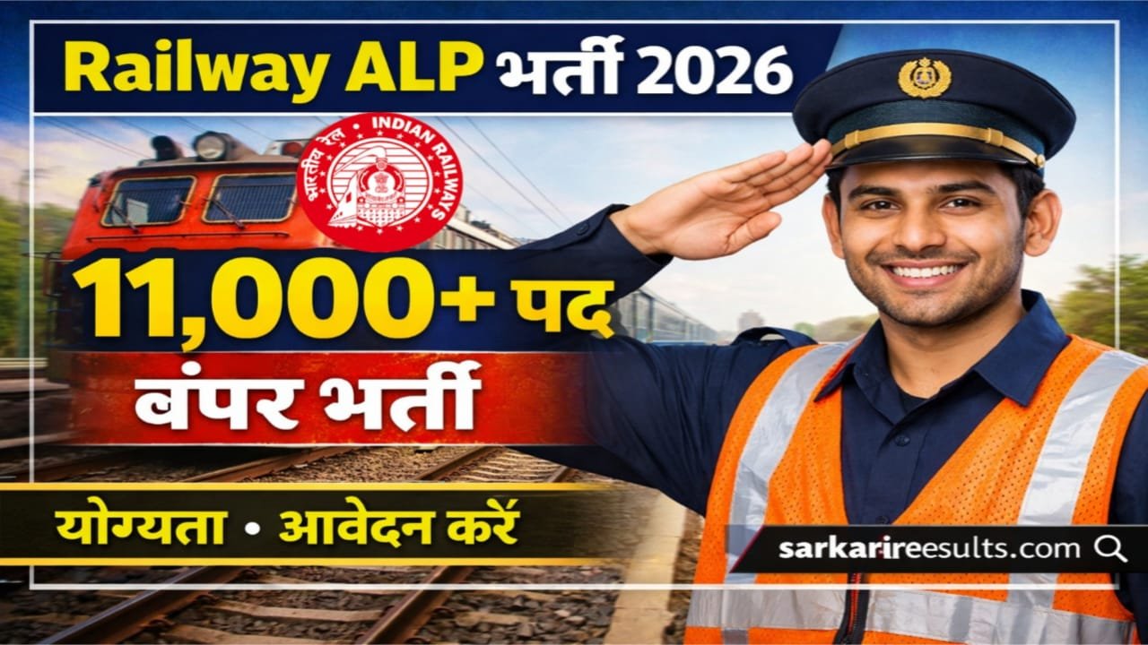 RRB ALP Notification 2026 Apply Online