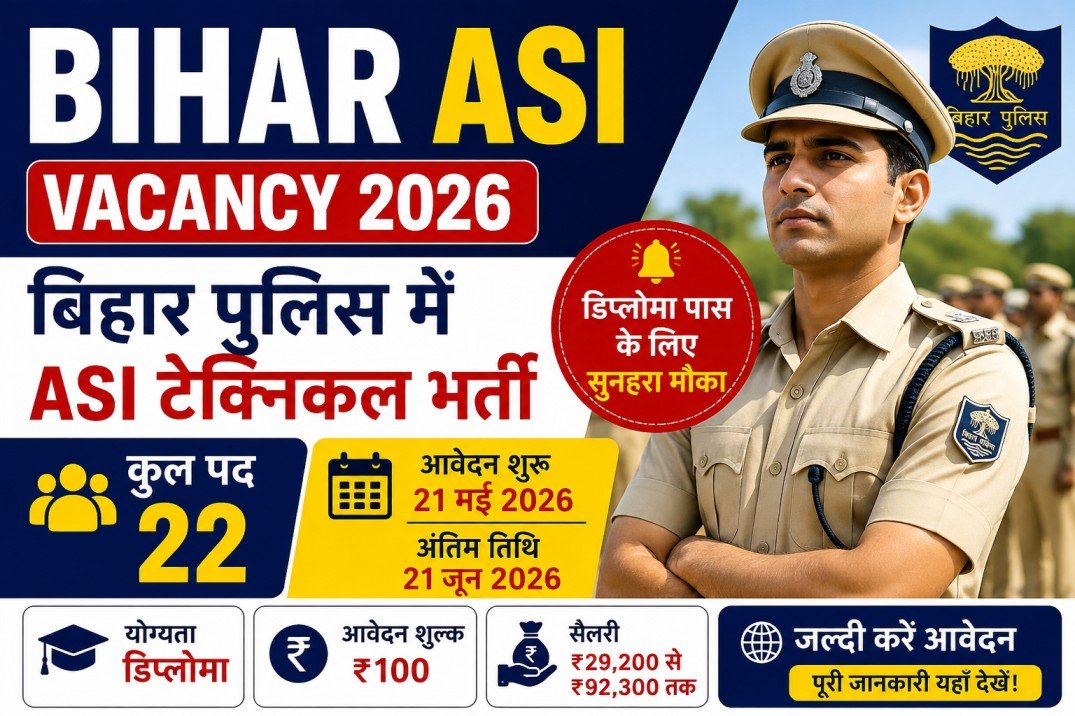Bihar ASI Vacancy 2026