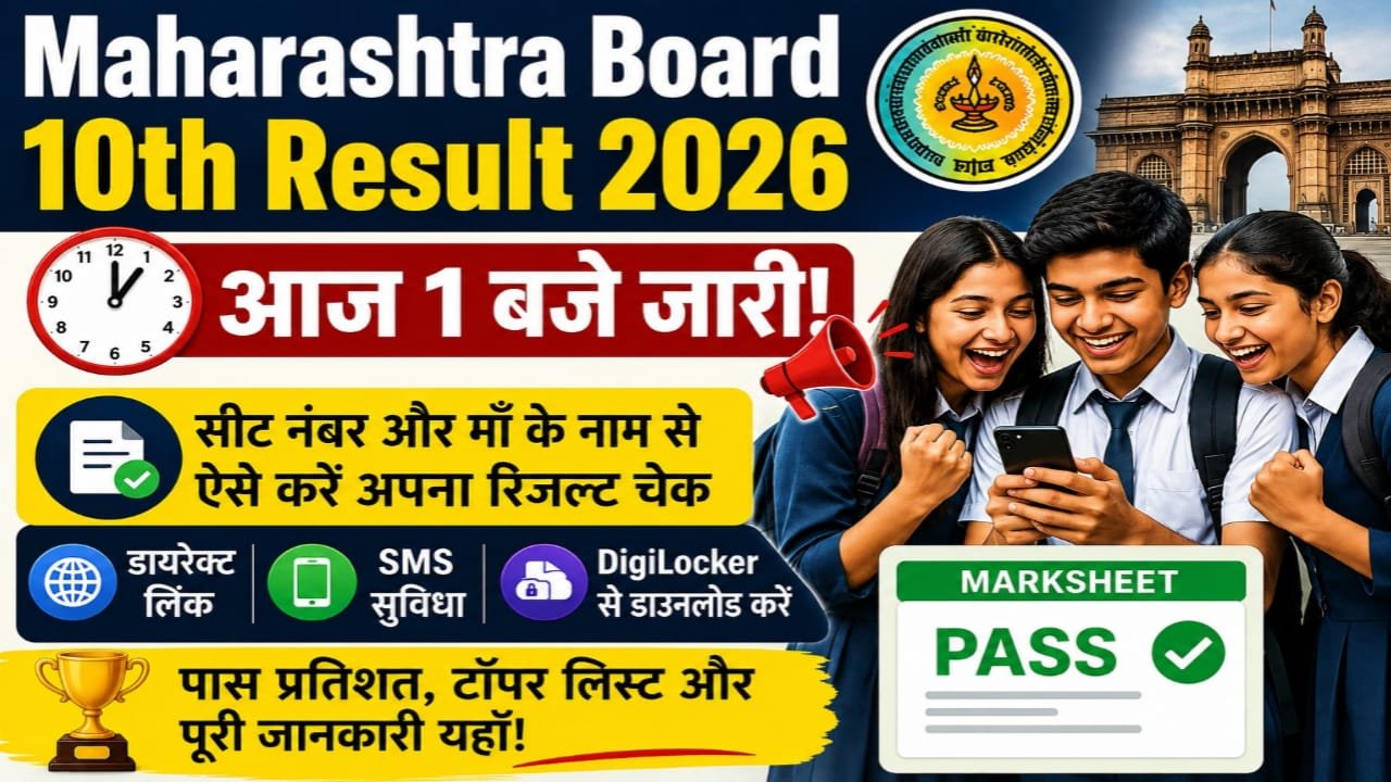 Maharashtra Board 10th Result 2026