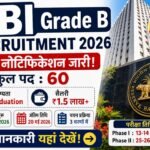 RBI Grade B Recruitment 2026: 60 पदों पर निकली बंपर भर्ती, जानें योग्यता और आवेदन तिथि