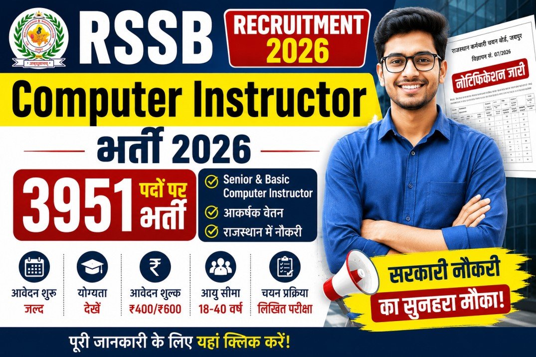 Rssb computer instructor recruitment 2026 apply