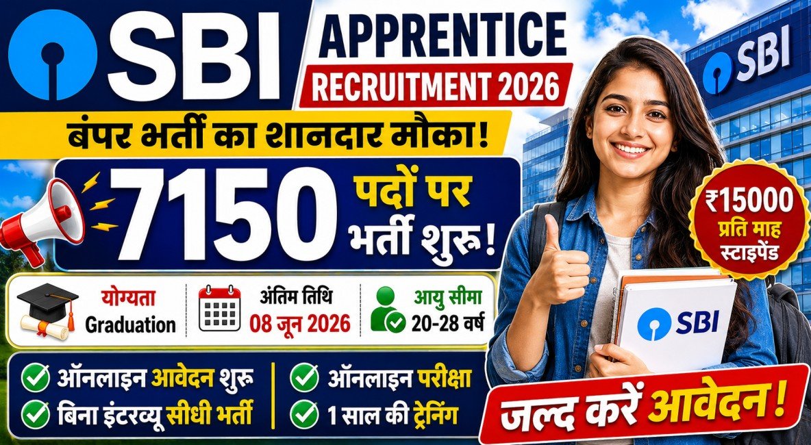 SBI Apprentice recruitment 2026