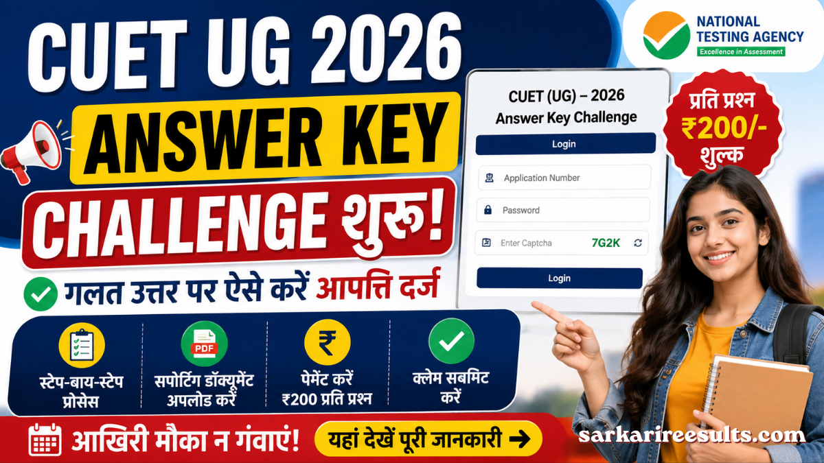 CUET UG Provisional Answer Key 2026