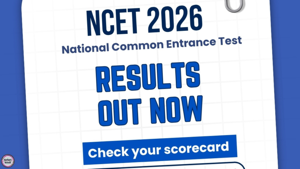 NCET Scorecard 2026