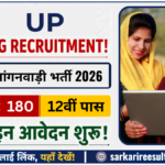 UP Meerut Anganwadi Recruitment 2026 के 180 पदों पर भर्ती, यहाँ Direct Link से अभी करें ऑनलाइन आवेदन