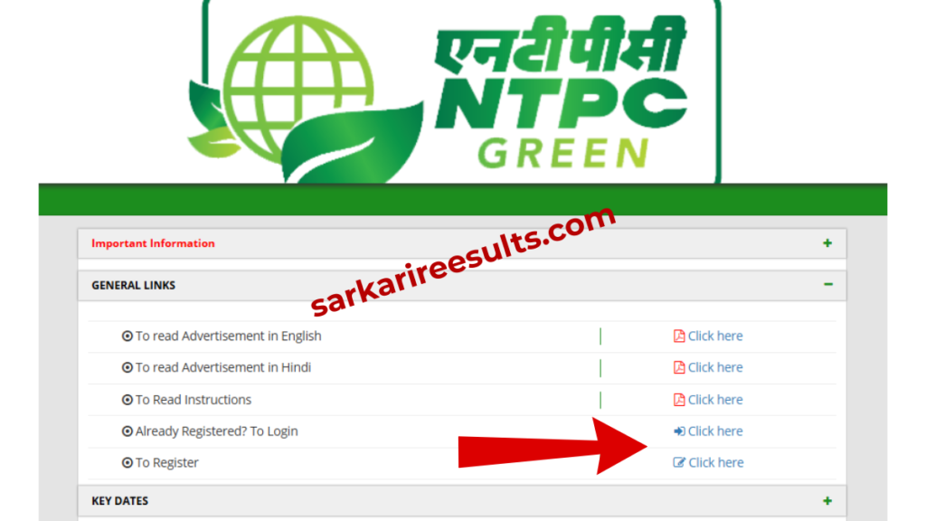 Ntpc green energy vacancy 2026 application form
