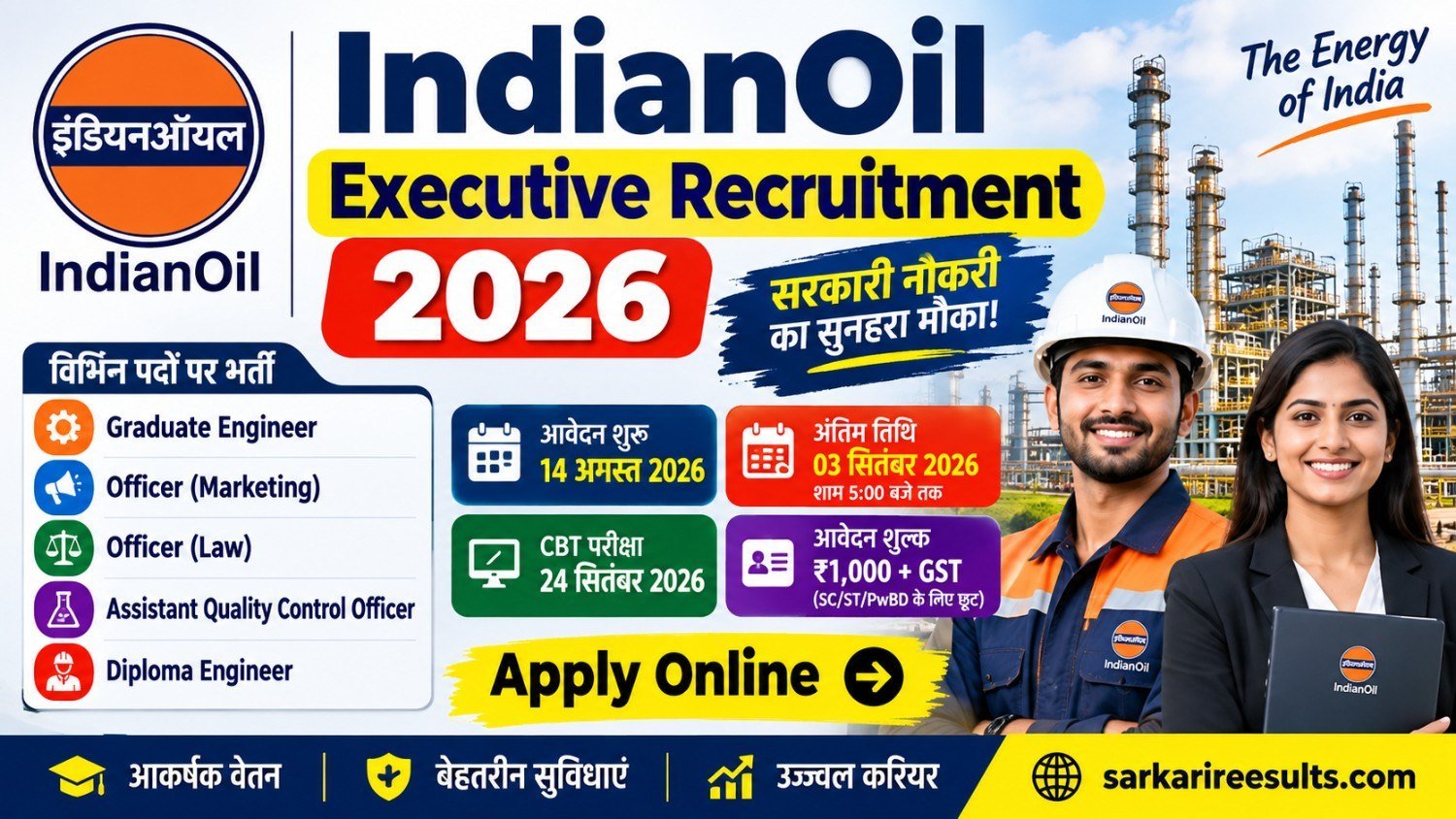 IOCL Executive Recruitment 2026