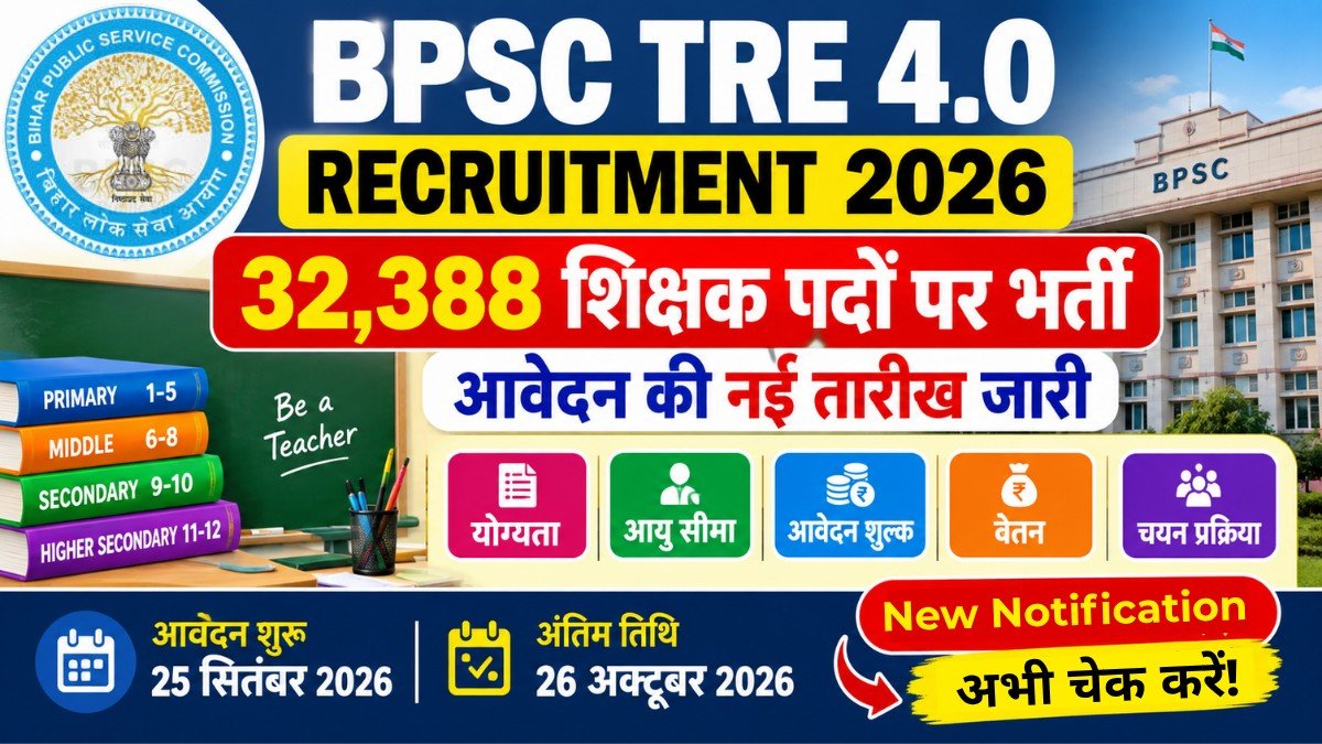 BPSC 4.0 Form Fill UP Date 2026