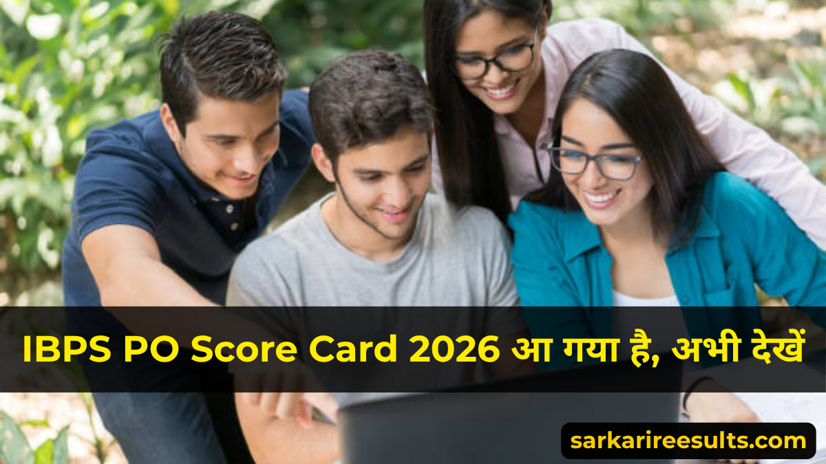 IBPS PO Score Card 2026