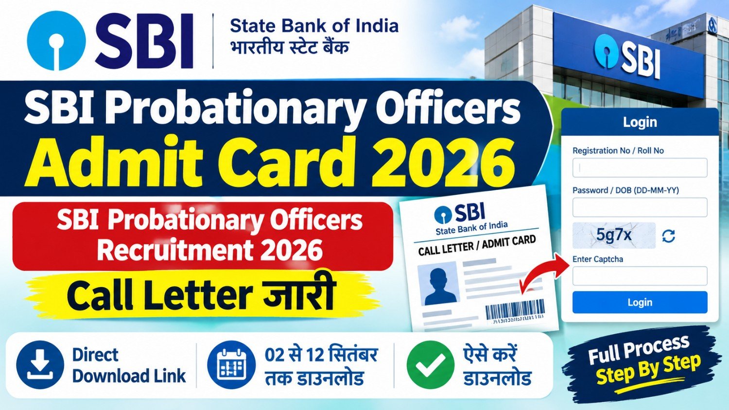 SBI PO Admit Card 2026 Sarkari Result