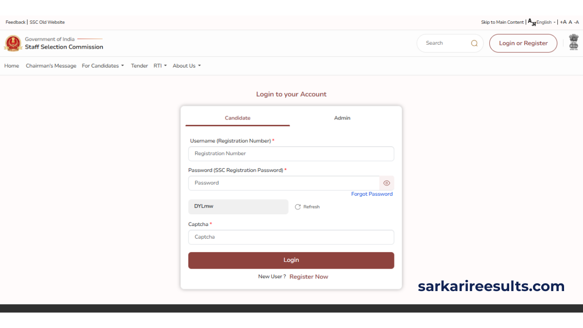 SSC CHSL 2026 Application Form